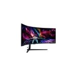 G95nc �cran plat de pc 144, 8 cm (57 ; ) 7680 x 2160 pixels dual uhd qled blanc 8k uhd moniteur ultrawide ...