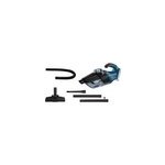 Gas 18v - 1 professional aspirateur de table noir, bleu, rouge, translucide sans sac, aspirateur � main ...