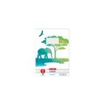 Greenline bloc - notes a4 16 feuilles vert, blanc, livret