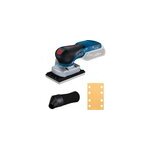 Gss 18v - 13 professional ponceuse orbitale alatoire 1000 tr / min 2000 opm noir, bleu, rouge, ponceuse ...