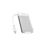 Ib - ac703 - c boîtier disque dur / ssd translucide, blanc 2. 5 ; Ib - ac703 - c boîtier disque dur / ssd translucide, blanc 2. 5 ;