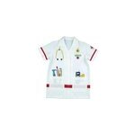 Jeu d''imitation - blouse docteur en tissu avec motifs imprims, jeu de rle