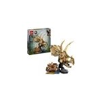 Jurassic world - fossiles de dinosaures: crne de tricratops, jouets de construction