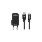 Kit de charge apple lightning / usb - c pd nano 20 watts, chargeur