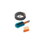 Kit de lavage de vlo cleansystem, avec brosse  vlo, tuyau et barre de savon, brosses de lavage