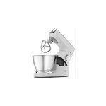 Kvc65. 001wh robot de cuisine 1200 w 5 l acier inoxydable, blanc balances int�gr�es