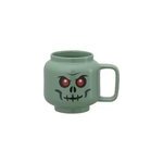 Lego petite tasse en c�ramique squelette vert, coupe