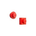 Lego set de magnets rouge, aimant