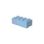 Lego storage brick 8 light blue, bo�te de rangement