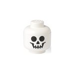Lego storage head  ; squelette ; mini, bo�te de rangement