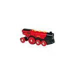 Locomotive puissante à piles - rouge, jeu véhicule Locomotive puissante à piles - rouge, jeu véhicule