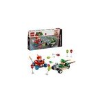 Super mario - mario kart - bb mario vs. bb luigi, jouets de construction