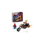 Marvel super heroes spider - man vs. ghost rider sur sa moto, jouets de construction