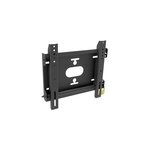 Md - wm2020 support d''cran plat pour bureau mur noir, support mural