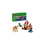 Minecraft - le voyage du bateau pirate, jouets de construction