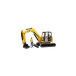 Mini - excavateur cat avec ouvrier, modèle réduit de voiture Mini - excavateur cat avec ouvrier, modèle réduit de voiture