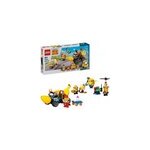 Minions - les minions et la voiture - banane, jouets de construction