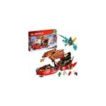 Ninjago - le qg des ninjas - la course contre la montre, jouets de construction