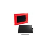 One by medium tablette graphique noir, rouge 2540 lpi 216 x 135 mm usb