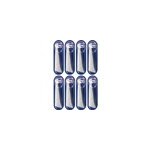 Oral - b io blanc �clatant 8 pi�ces, t�te brosse � dent �lectrique