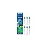 Oral - b pro cross action brossettes de rechange pack de 6, t�te brosse � dent �lectrique