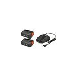 P4a 2 x pba 18v / 45 + al 1830 cv ensemble de batterie et de chargeur, bundle
