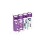 Pile li - ion mignon aa type 2. 000 (min. 1. 800 mah), pack de 4, batterie