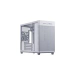 Prime ap201 case tg white mini tower blanc, bo�tier pc