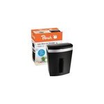 Ps600 - 10 destructeur de papier d�coupage par micro - broyage 63 db noir, argent, broyeur de document ...