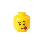 R. c. lego storage head silly large, boîte de rangement R. c. lego storage head silly large, boîte de rangement