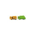 Set communal balayeuse + camion poubelle, mod�le r�duit de voiture
