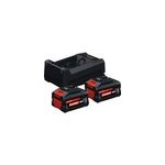 Set de d�marrage expert 2x exba 18v - 55 + chargeur double tension gal 12v / 18v - 80, bundle