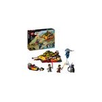 Le snowspeeder en flammes, jouets de construction