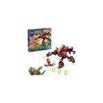 Sonic the hedgehog - knuckles vs. dr. eggman egg crusher mecha, jouets de construction