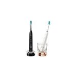 Sonicare diamondclean 9000 diamondclean 9000 hx9914 / 57 2x brossse  dents lectrique avec application, ...
