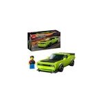 Speed champions - voiture de sport dodge challenger srt hellcat, jouets de construction