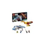 Star wars - l e - wing de la nouvelle rpublique contre le chasseur de shin hati, jouets de construction ...