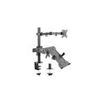 Support de moniteur avec bras pour ordinateur portable flex
