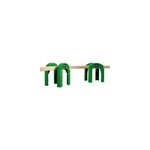 Supports avec rail intgr, train
