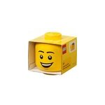 T�te de rangement lego  ; happy boy ; , mini, bo�te de rangement