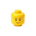 T�te de stockage lego ''boy'', mini, bo�te de rangement