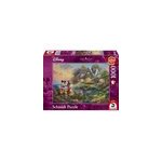 Thomas kinkade: painter of light - disney, sweethearts mickey & minnie, puzzle