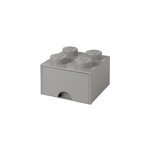 Tiroir � briques lego 4 gris, bo�te de rangement