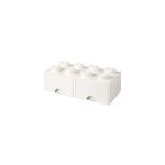Tiroir de briques lego 8 blanc, bote de rangement