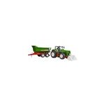 Tracteur roadmax avec chargeur frontal et remorque, jeu vhicule