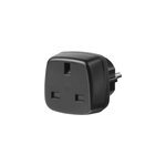 Travel adapter gb / earthed adaptateur de puissance & onduleur noir, adaptateur de prise Travel adapter gb / earthed adaptateur de puissance & onduleur noir, adaptateur de prise