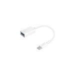 Uc400 c�ble usb 0, 133 m usb a usb c blanc, adaptateur