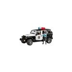 V�hicule miniature - jeep wrangler unlimited rubicon police avec policier, mod�le r�duit de voiture