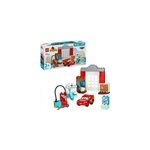 La visite de mcqueen au garage de doc, jouets de construction La visite de mcqueen au garage de doc, jouets de construction