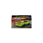 Voiture de sport dodge challenger srt hellcat, jouets de construction